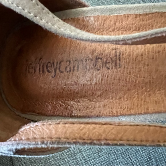 Jeffrey campbell Despina Suede Strappy Tassel Round Heel Womens Sandals Size 8.5 - Picture 8 of 8